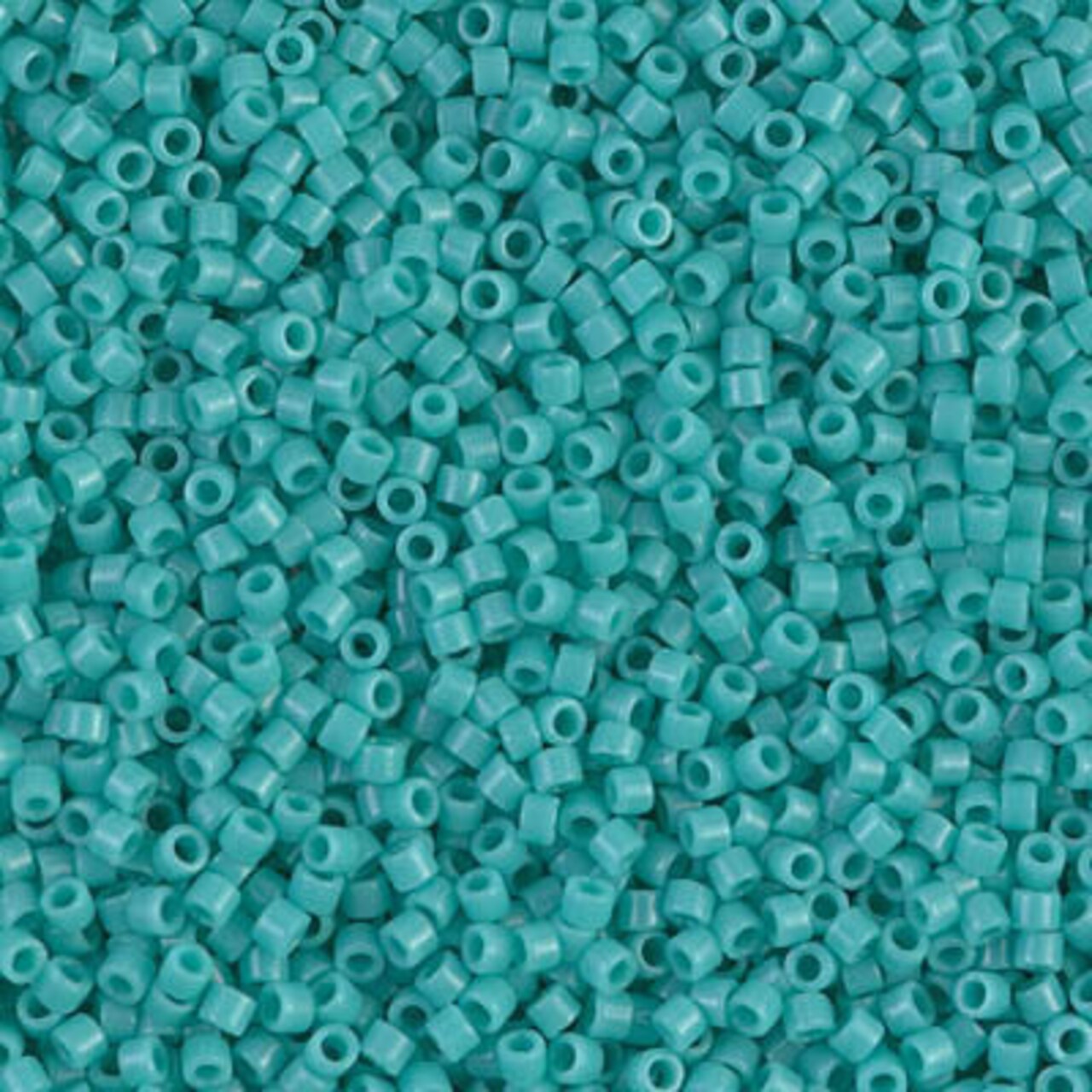 Miyuki Delica Bead 11/0, DB0729, Opaque Turquoise Green, 5 grams